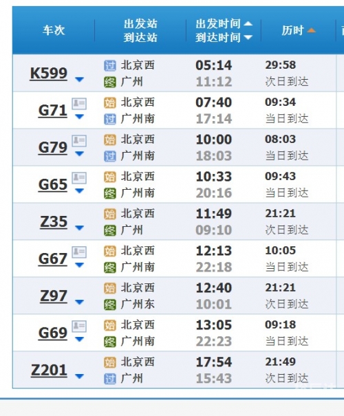高铁时刻表及票价查询高铁时刻表及票价查询-第3张图片
