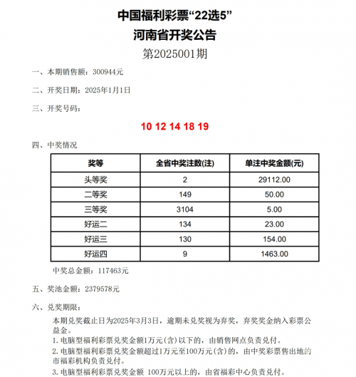 七乐彩最新开奖信息