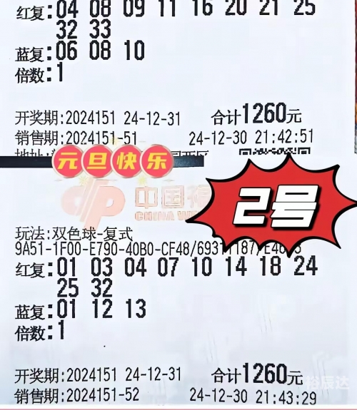 2024年第一期双色球开奖结果揭晓