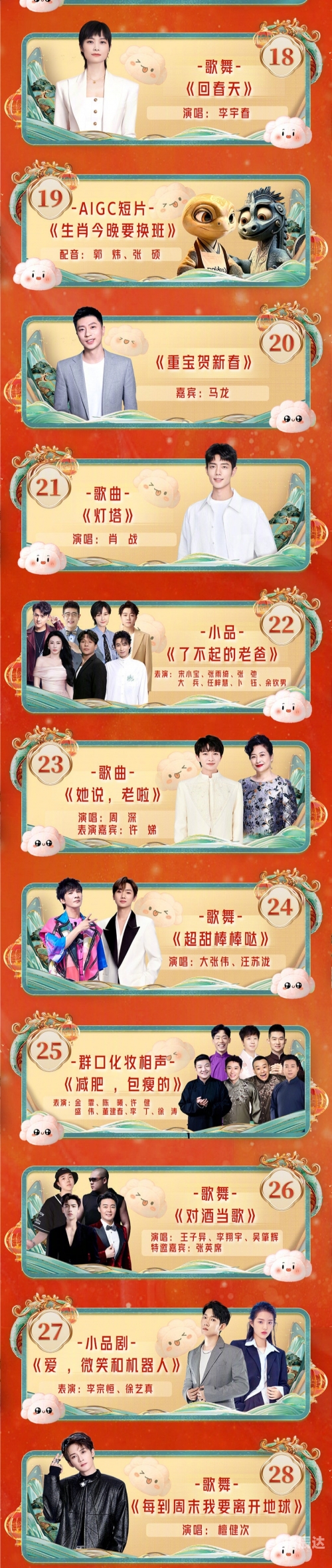 北京卫视春晚节目单公布2023北京卫视春晚节目单公布2023，璀璨盛典即将开启-第3张图片