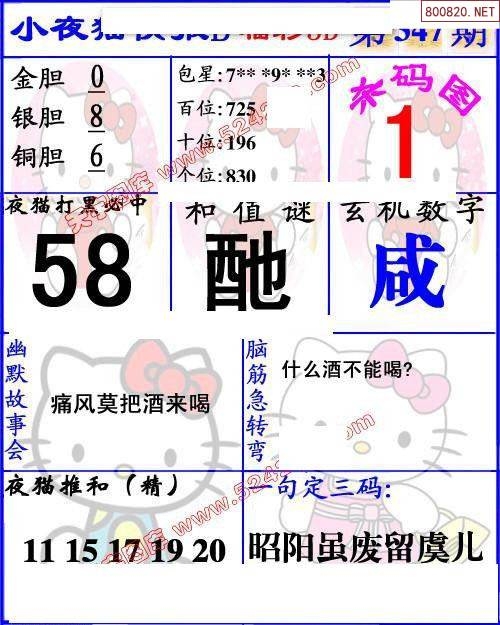 澳门一码一肖一恃，347期彩票揭秘-第1张图片