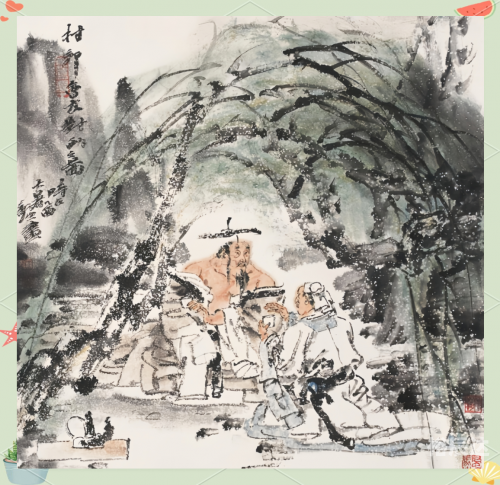 东方心经图，探寻内心的智慧之光