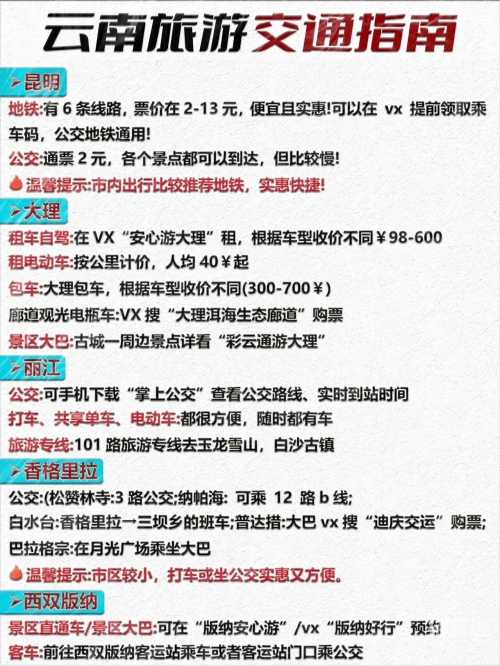 云南四日游最佳攻略-第3张图片