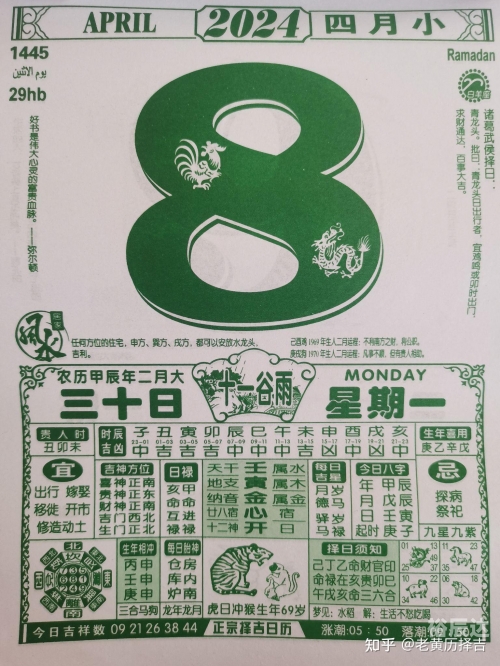 2024年正月黄道吉日安排