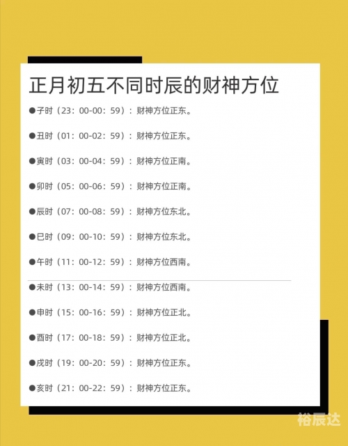 2019财神方位2019财神方位分析-第2张图片
