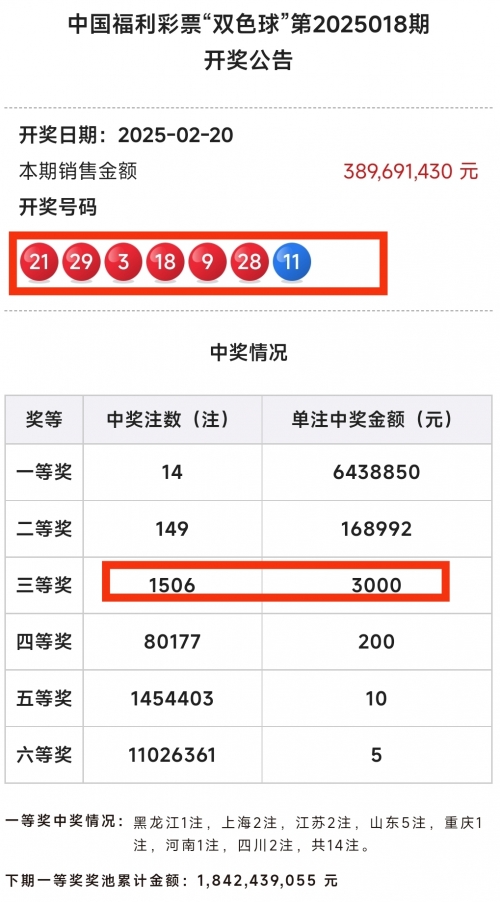 双色球今日开奖公告双色球今日开奖公告