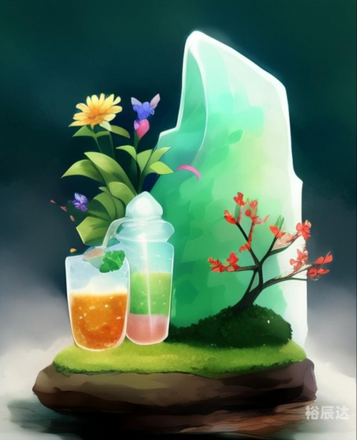 水晶花水晶花，绽放的美丽与神秘