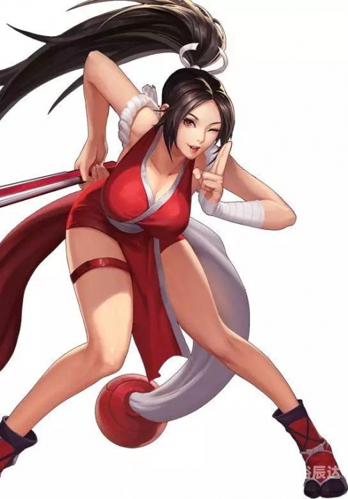 拳皇漫画中的不知火舞，魅力与技巧-第2张图片