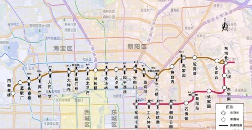 北京地铁图，城市交通的魅力与便捷