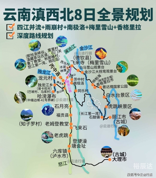 云南省旅游地图-第1张图片