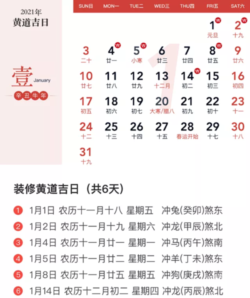 2024年正月黄道吉日有哪几天2024年正月黄道吉日安排-第3张图片