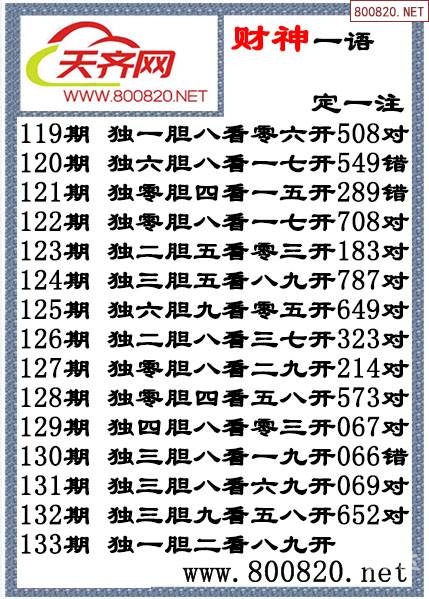 福彩3d字谜画谜总汇-第1张图片