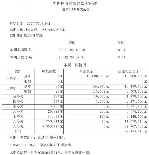 全年开奖记录