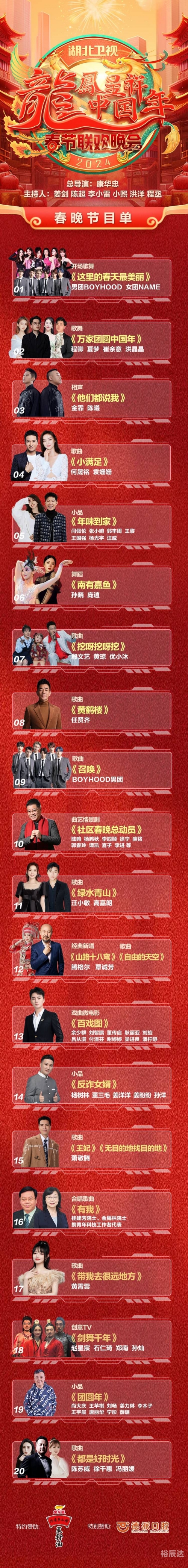 辽视春晚2024节目单表揭秘