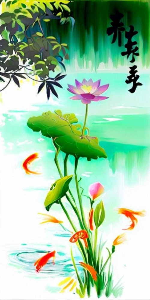 出水芙蓉，美的象征与寓意-第1张图片