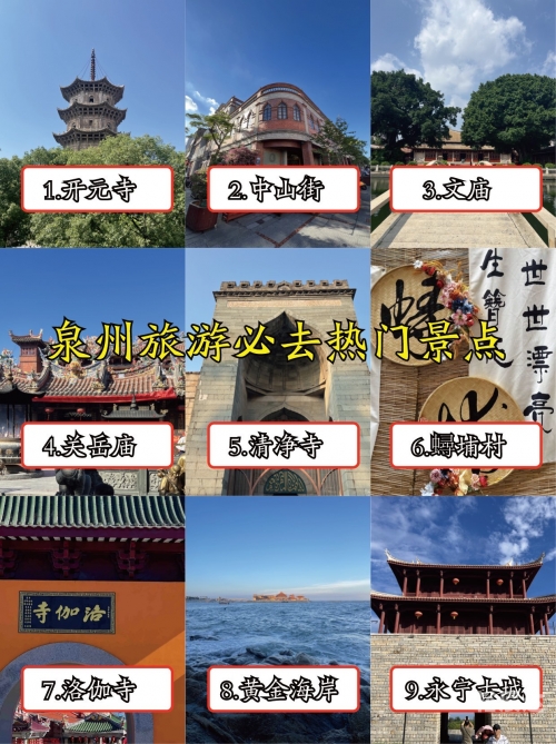 泉州必游景点推荐泉州必游景点