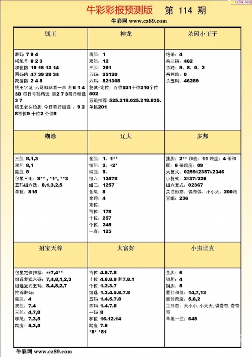 3d牛彩网总汇图大全最新3D牛彩网总汇图大全