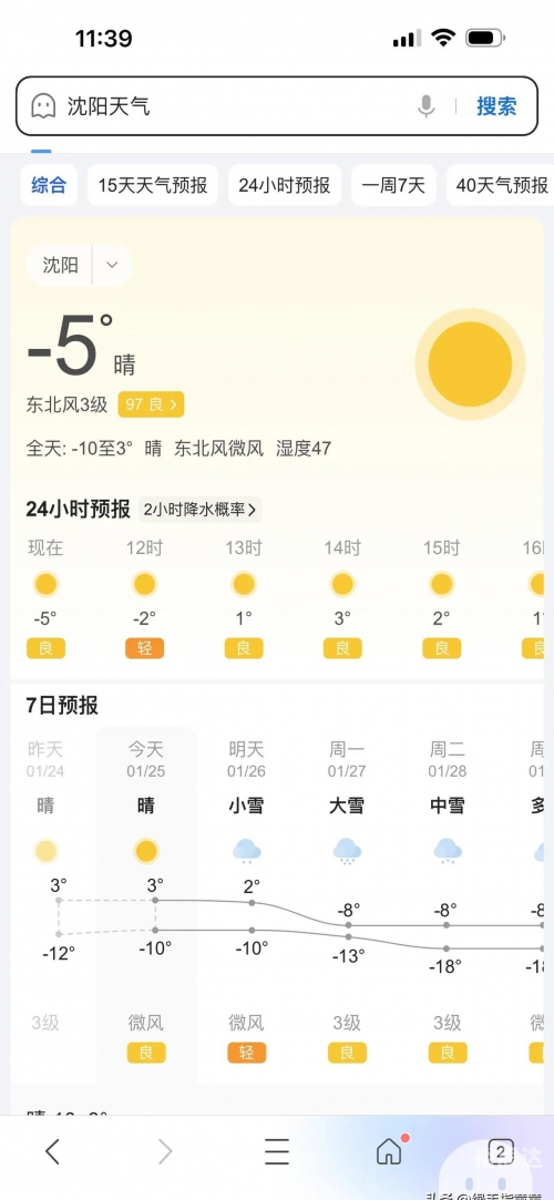 2022年春节的天气预报2022年春节天气预报15天查询