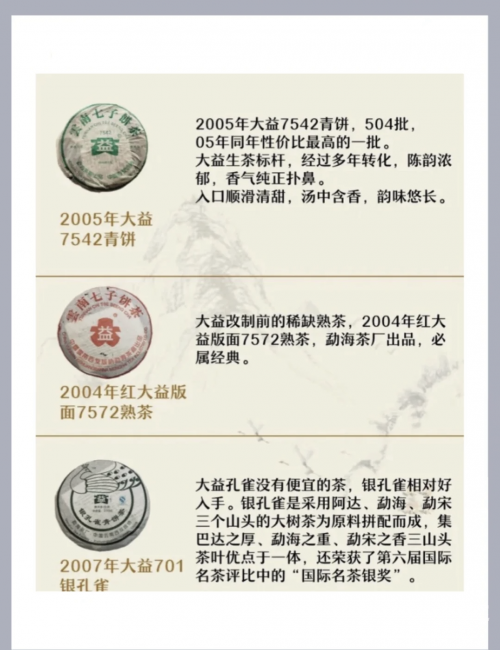大益普洱茶功效与作用-第1张图片