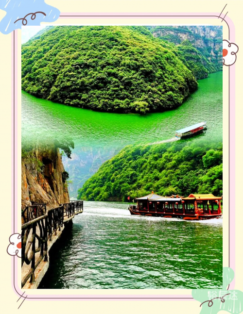 博爱青天河沉船博爱青天河，山水间的博爱之境