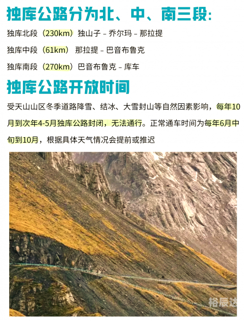 独库公路开放时间几月到几月独库公路，穿越天山的壮丽之旅-第2张图片