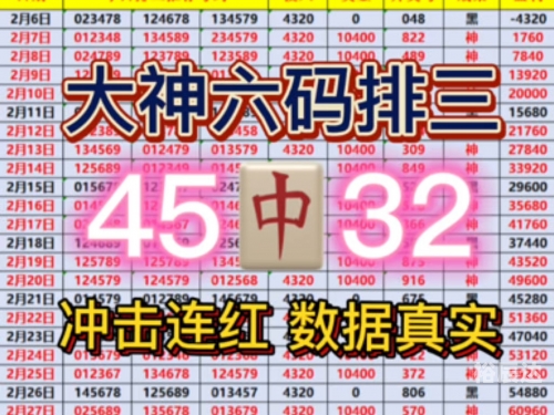 排列三预测专家最准确文章